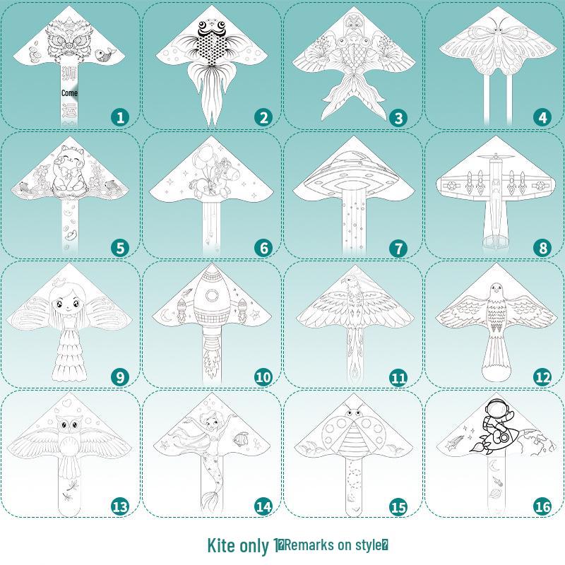 Children s DIY Kite & Fishing Rod Set for Easy Flying & Teaching Activities