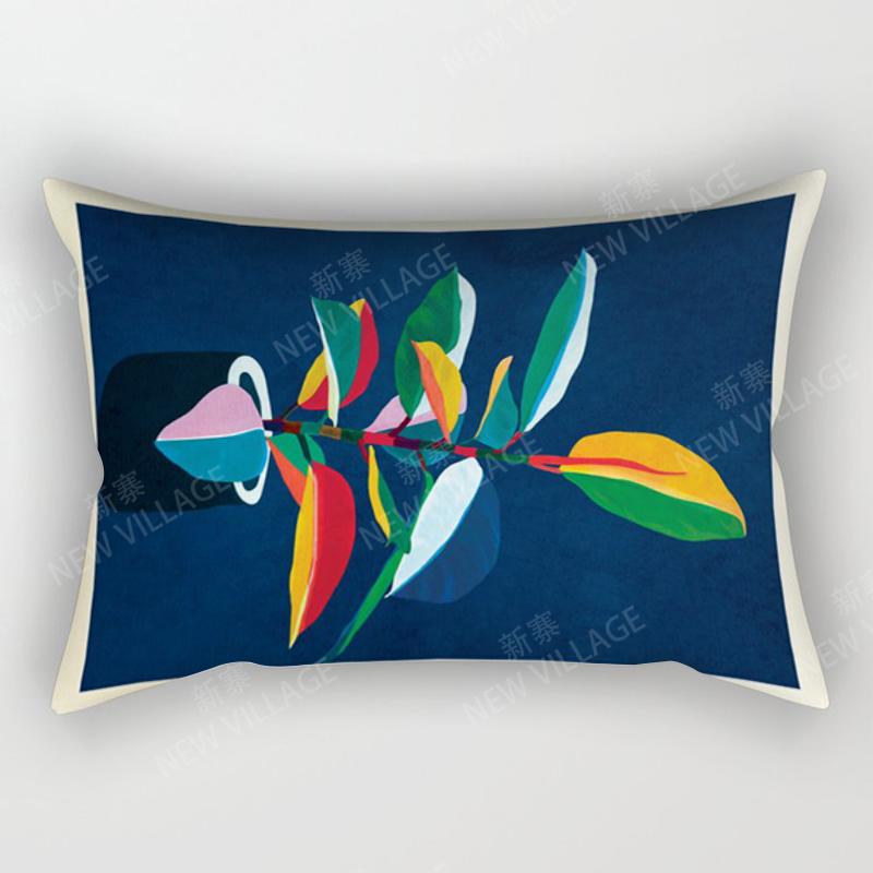 Nordic Fall Home Decor 30*50 Throw Pillow Cover Sofa Modern Abstract Geometric Boho Living Room Cushion Cover 50x70 30x50 40x60