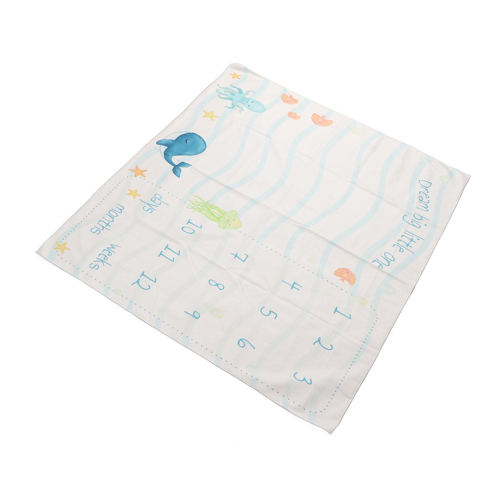 

Детский плед для особых моментов Прибл. 39,4 дюйма в ширину Мягкий Легкий Машинная стирка Детский реквизит для фотосъемки особых моментов для дома, вечеринки