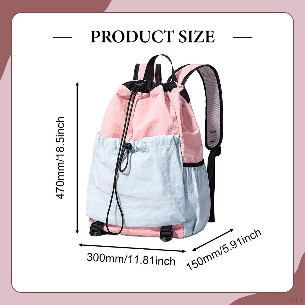 Kordelzug-Rucksack Badminton Tagesrucksack Professionelle Tennisschlägertasche Schläger Tragen