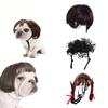 Black Afro Cat & Dog Costume Wig - Pet Headgear for Festivals & Pranks