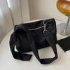 Casual Crossbody Bag for Women Girls Handbag Solid Simple Chain Knotted Straps Messenger Shoulder Totes Bags Handbags