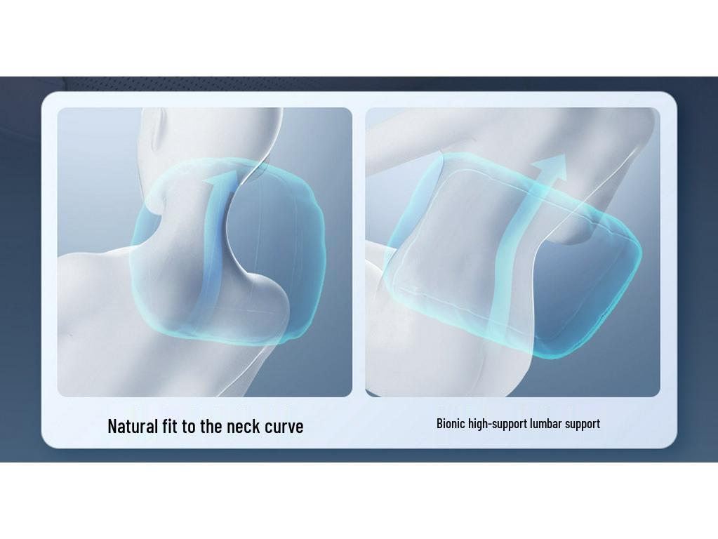 Essential Car Interior Accessories Set for Zero Run Lafa5: Headrest & Lumbar Support with Neck & Waist Protection