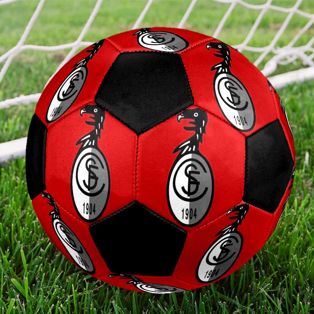 SC Freiburg Indoor Soccer Ball Colorful Machine Stitched PVC Size 5 Team Training Competition Ready Durable High-Bounce Cool Sports Gift
