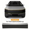 TPU Car Headlight Protective Film For Tesla Cybertruck 2024 2025 2026 Transport & Smoke Anti-Scratch Auto External Accessories.