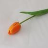 Hanyang Moisturizing Feel Artificial Tulip Flower for Decoration, Living Room or Photography, Pink and White