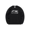 Li-Ning Li Ning Fleece Lined Thermal Casual Sports Pullover Sweatshirt Men's Standard Black Unisex AWDQC91-6