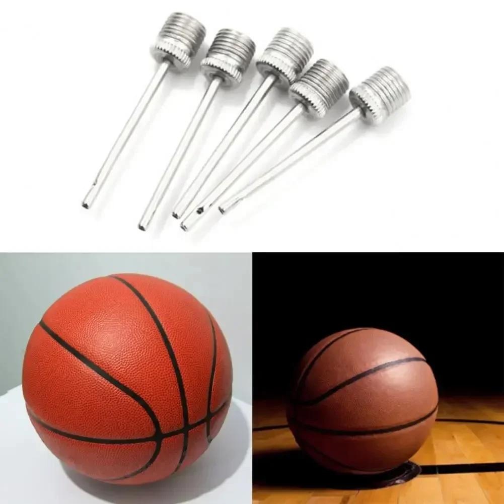 100Pcs/1Pack Basketball Canasta Sports Ball Air Pump Needle Football Inflatable Valvse Adapter Coachs Bag Team Basketballs Balls