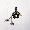 Y2K Candy Color Flower Keychain Sweet Cute Keyring Lovely Bag Pendant Hanging Decoration Couple Key Holder Gifts