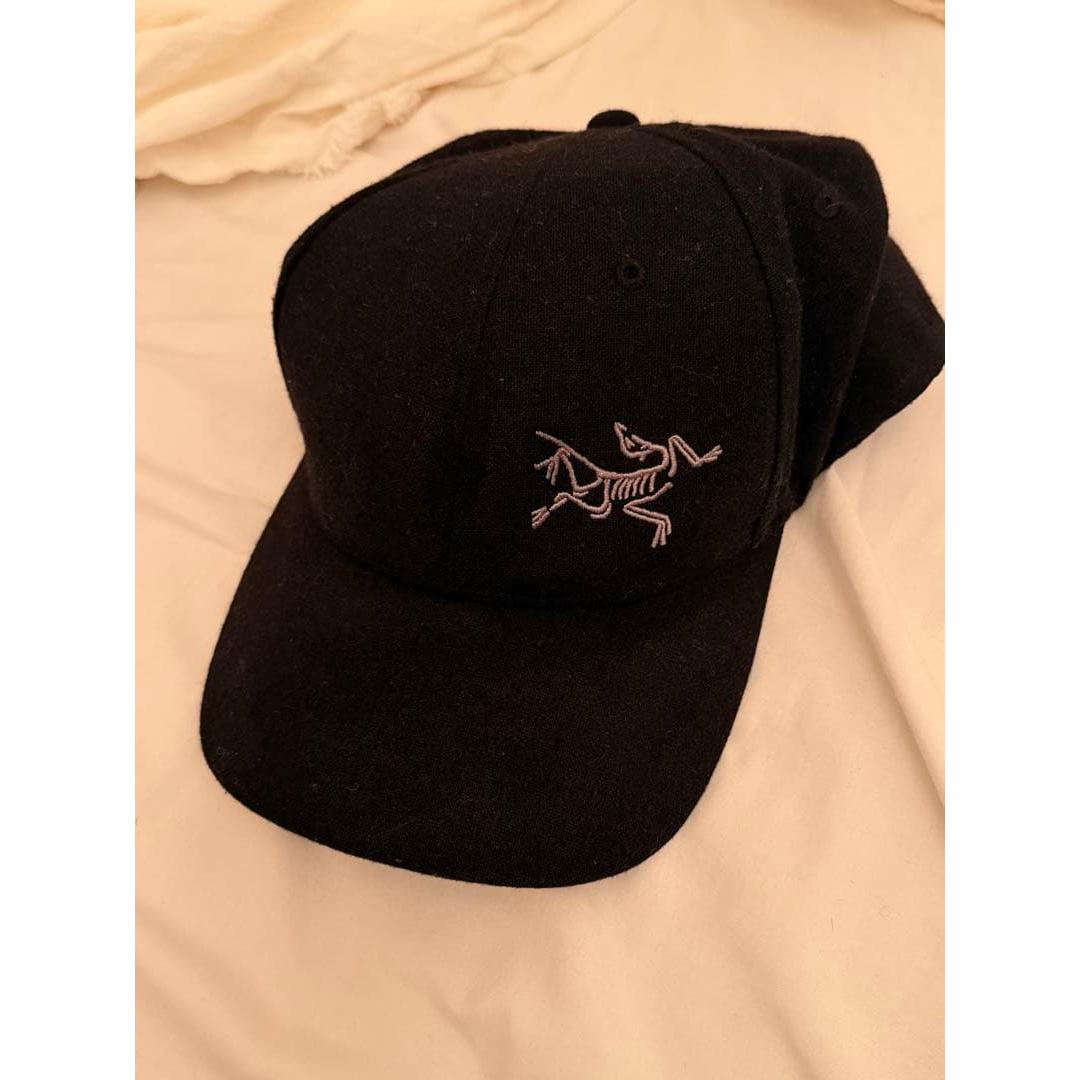 Used Arc teryx Logo Embroidery Cap Black S/M