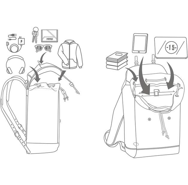 Backpack Nitro Venice Nothern Patch