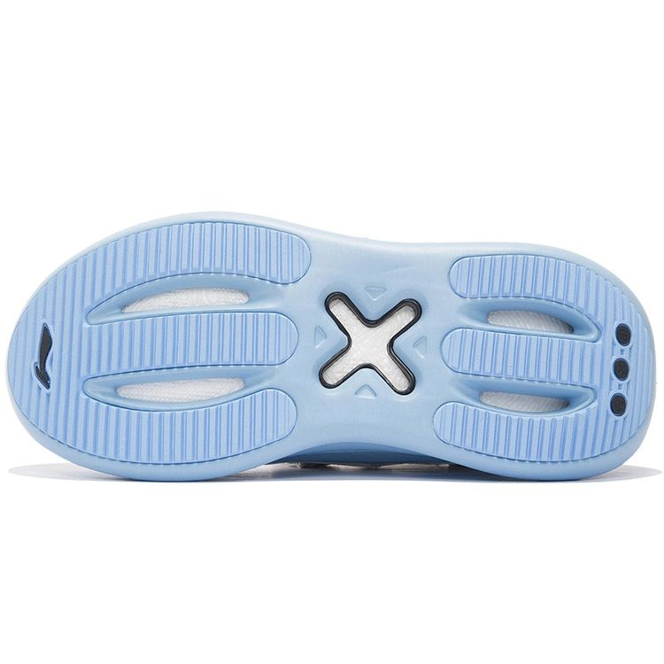 Li Ning Wu Xing 3 Non-Slip Wear-Resistant Mid-Top Casual Shoes Men Casual Shoes Gray Blue AZGS041-3