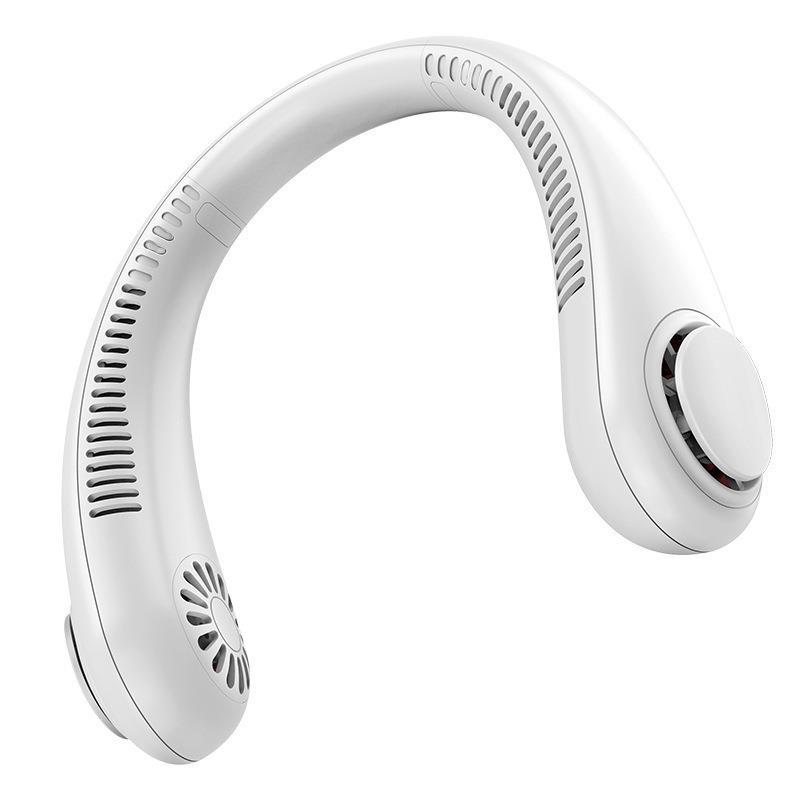 Lazy Person Hanging Neck Fan USB Charging Wearable Hanging Neck Fan USB Mini Necklace Fan Travel Indoor and Outdoor Sports Fan