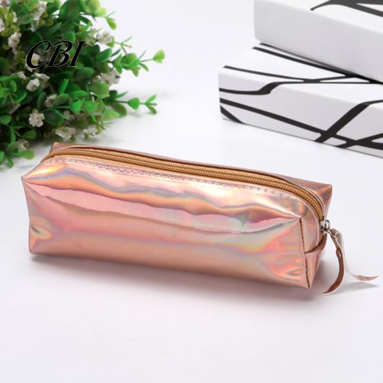 Anti-fouling Pencil Bag Gradient Color Case, Cute Cylindrical Pen Pouch for Case Girls, Waterproof Stationery Students School Supplies