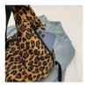 Leopardenmuster Leinwand Knödeltasche, Sportlicher Stil, Lässige und Vielseitige Beliebte Stofftasche, Tragbare und Modische Einzel-Schulter Crossbody-Tasche
