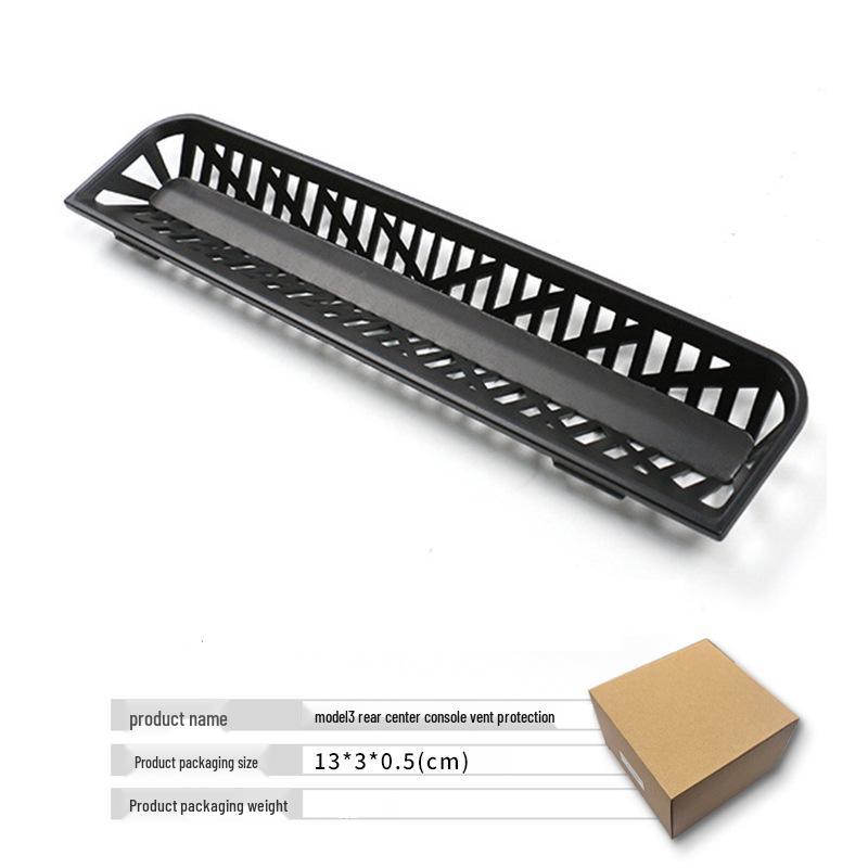 

Tesla Model 3 Rear Console and Air Outlet USB Protective Cover Set