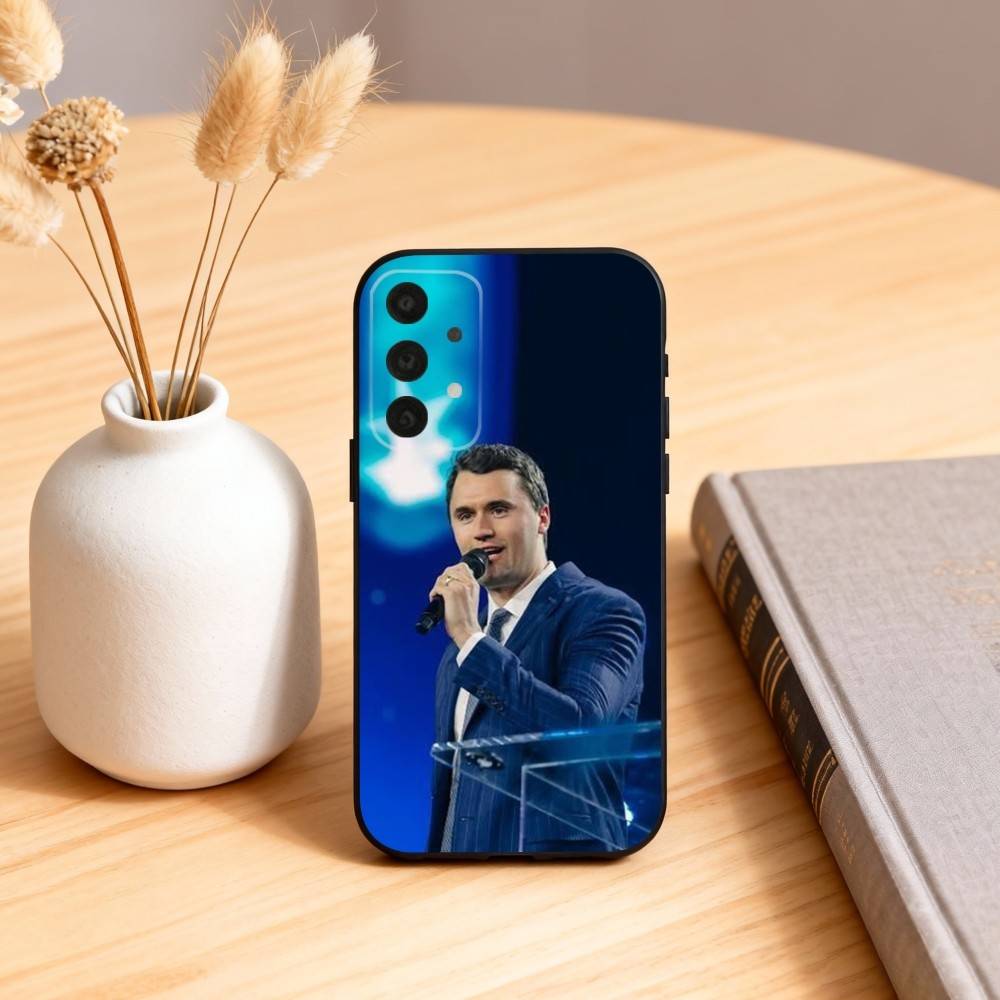 Goodbye C-Charlie-E K-Kirk Phone Case For Samsung S25,24,23,22,30,21,10,9,Ultra,Plus,Lite,FE,4,5 G Soft Black Case