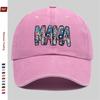 pc Floral MAMA Print Baseball Cap Unisex Casual Vacation Sun Hat Multiple Colors Available Papa Hat Comfortable and Light