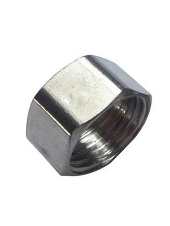 Stainless Steel Corrugated Pipe Nut for Water Heater, 4/6 Inch; 201/304 Hose Connector with Gasket