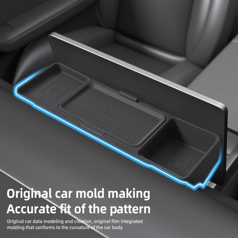 Storage Box For TESLA Model Y 2025 Juniper Dashboard Screen Center Console Organizer Phone Holder Interior Accessories
