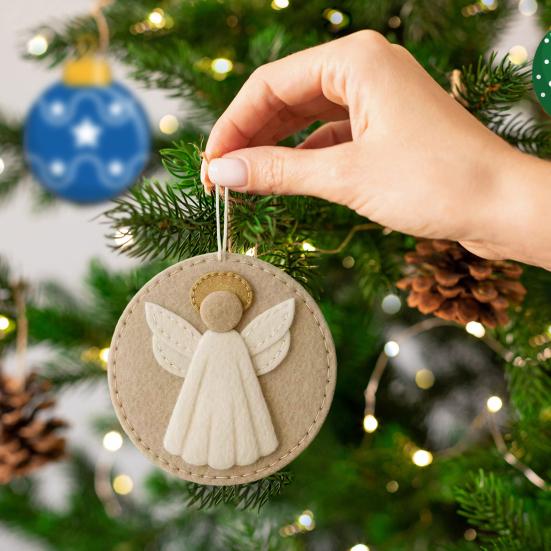 Plstěný betlém Vánoční ozdoba Vánoční řemesla Ozdoby na stromek Vánoční zimní párty Křesťanské dekorace Vnitřní Venkovní