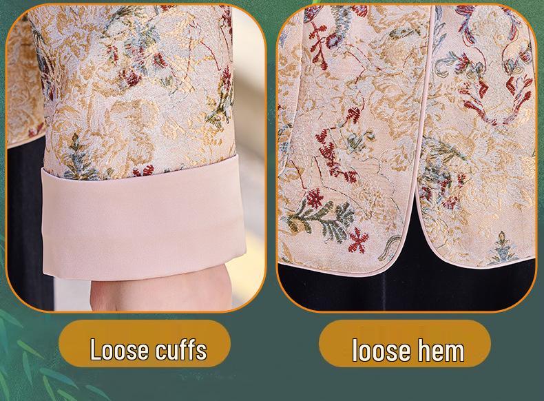 Women's Spring & Autumn 2026 Lapel Jacket for Middle-Aged & Elderly - New Loose, Stylish Design