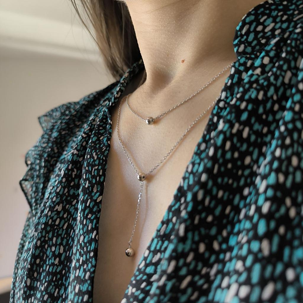 Silver Necklace Without Stones, Item Weight 3.77 G (2184034)