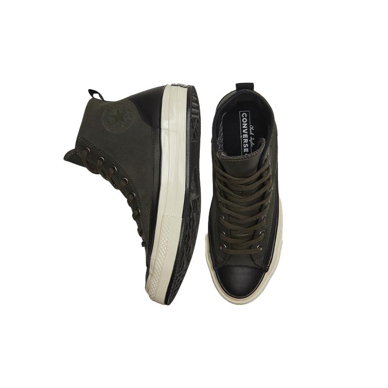 Haven x Converse 1970s Chuck Taylor All Star Non-Slip and Abrasion Resistant High-Top Board Shoes Unisex Dark Green