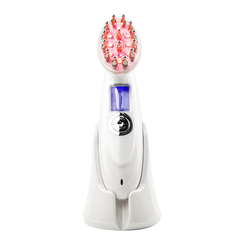 

Laser Infrared EMS Massage Comb - Portable Beauty Instrument for Hair and Scalp белый