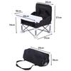 [HB.YE] Baby Chair, Table Chair, Children's Dining Chair, Foldable Portable Baby Seat, Infant High Chair, Strap Design, Aluminum Dining Table and Chai