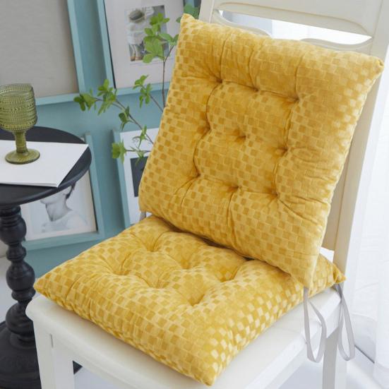 Seat Cushion Soft Comfortable Chair Seat Pad Long-lasting Wear-resistant Square Seat Pad for Home Office