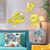 Flower Mirror Wall Stickers Diy Acrylic 3d Decorative Miroir For Home Living Room Bedroom Decor