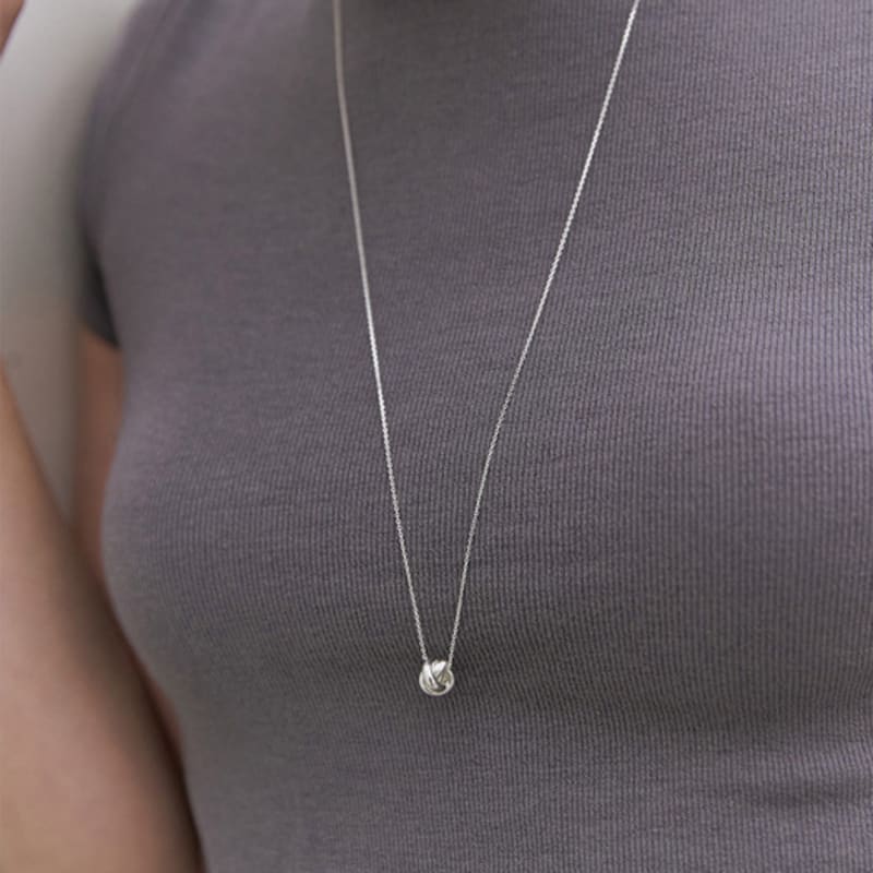 

mimesi Tangle Long Necklace Silver