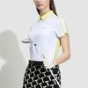 Fila Color Block Golf High-Sensitivity Polo Shirt Women Tops Jade-White A11W325114F-WT