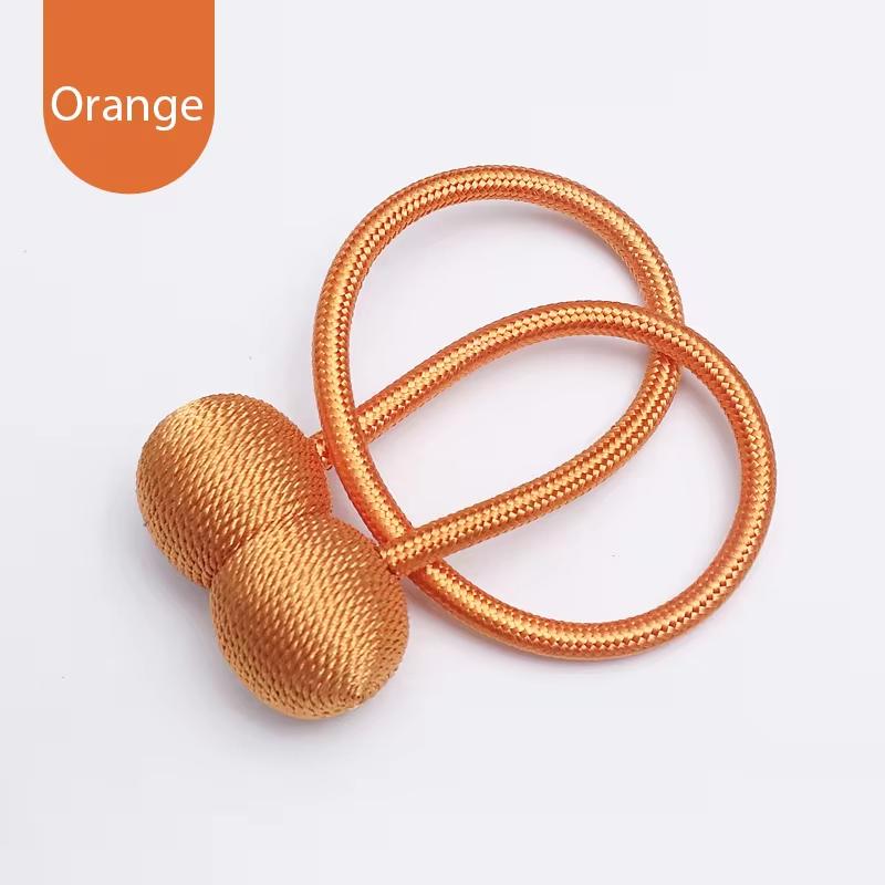 Headphone Curtain Strap with Light Luxury and High-grade Strap Magnetic Curtain Buckle Ring Bed Curtain Folding Rope Strap