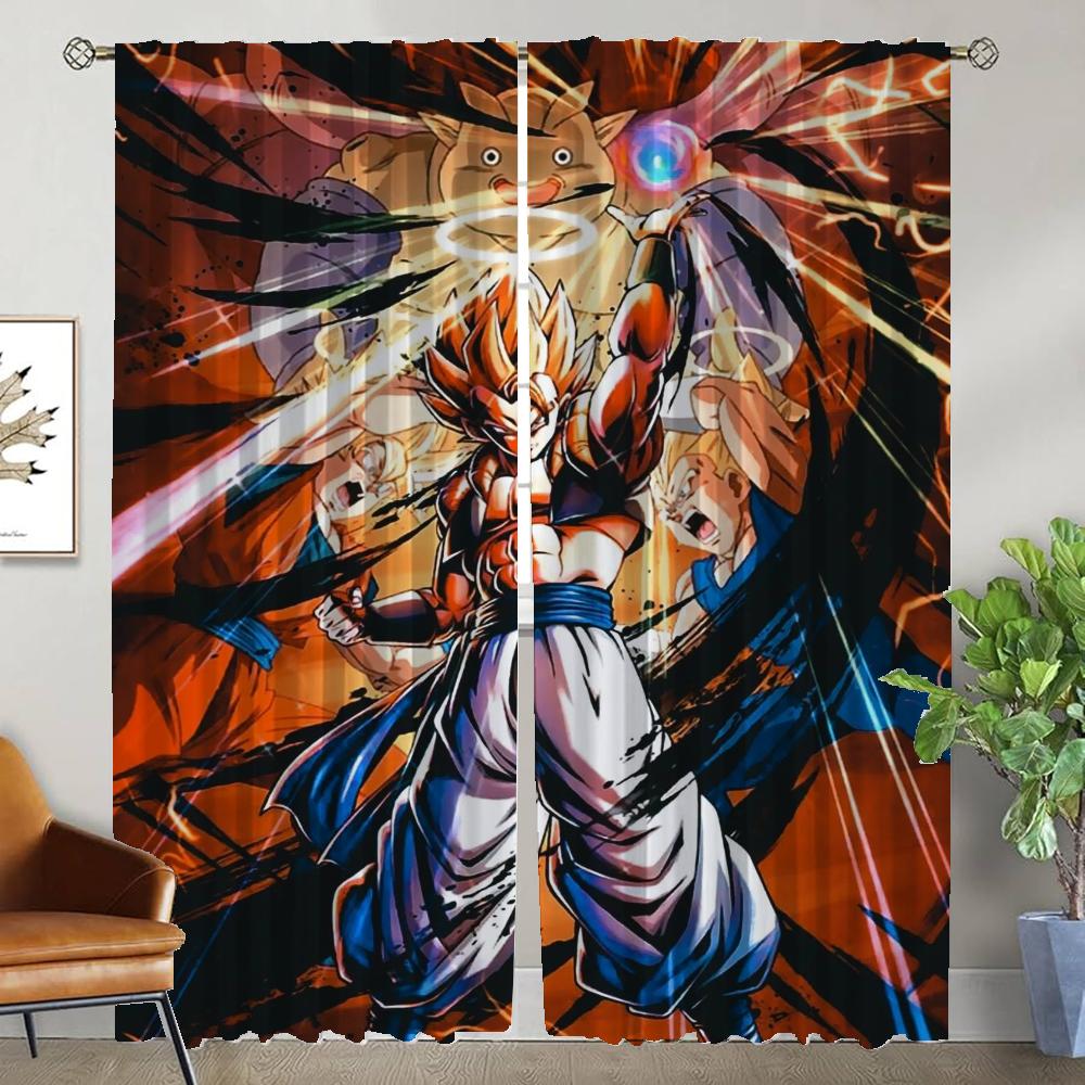 Zatemňovací závěsy pro Camera Dragon Závěs do obývacího pokoje Závěsy do interiéru domu 2 kusy Stínidla Halloweenská dekorace Dělící stěna