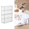 Transparent Dustproof Sunglasses Storage Box with 4 layer Acrylic Drawers Durable Eyewear Organizer Container Holder Multicolor