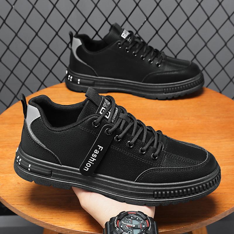 Spring Men's Shoes New Breathable Labor Protection Shoes Men's Construction Site Work Trend Versatile Non-slip Sports Shoes Dad's Shoes
