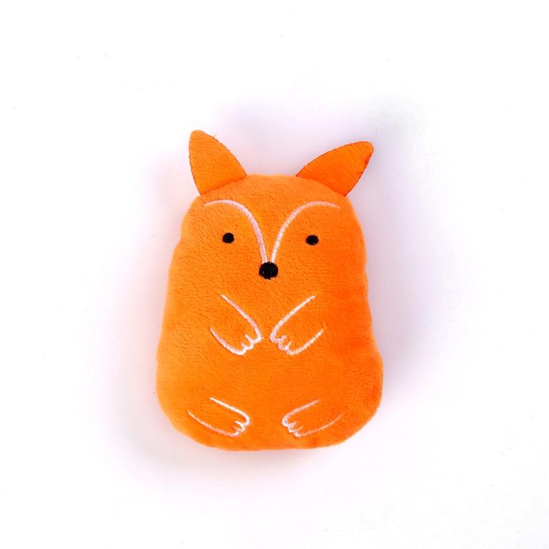 

Cartoon Sound Paper Cat Toy Fluffy Plush Toy With Catnip For Wholesale Pet Supplies Characters) fox