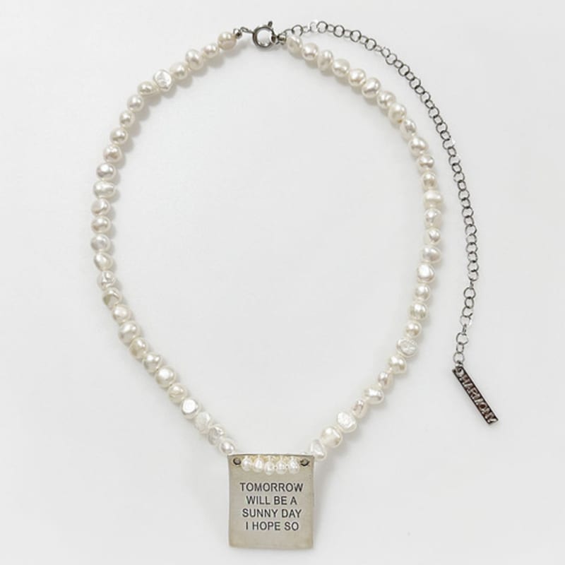 August Harmony Freshwater Pearl Picket Necklace