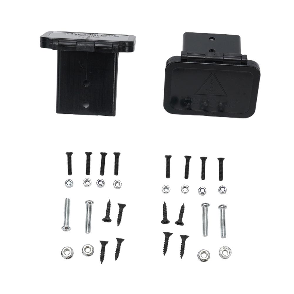 120A FOR Anderson Plug Flush Mount Bracket Panel Bracket With Cover For Caravan 2 Stitches Automobile Ships Parts Accessories