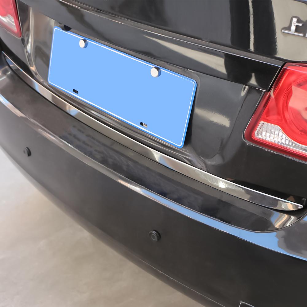 Garniture de Hayon pour Chevrolet Cruze 2009-2014 Acier Inoxydable Couvercle de Porte Arrière Cadre de Coffre Arrière Accessoires Intérieurs