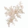 3D Flowers Sequin Applique Beaded Mesh Rhinestone Embroidered Embroidered Flower Applique Floral Lace Big Size