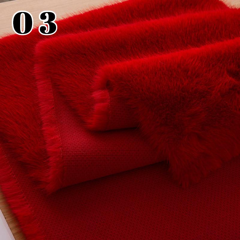 50*180cm Thicken High-end Simulation Fox Fur Fabric Fluffy Artificial Fur Fabric Diy Fur Clothing Fursuit Fur Collar Vest Scarf