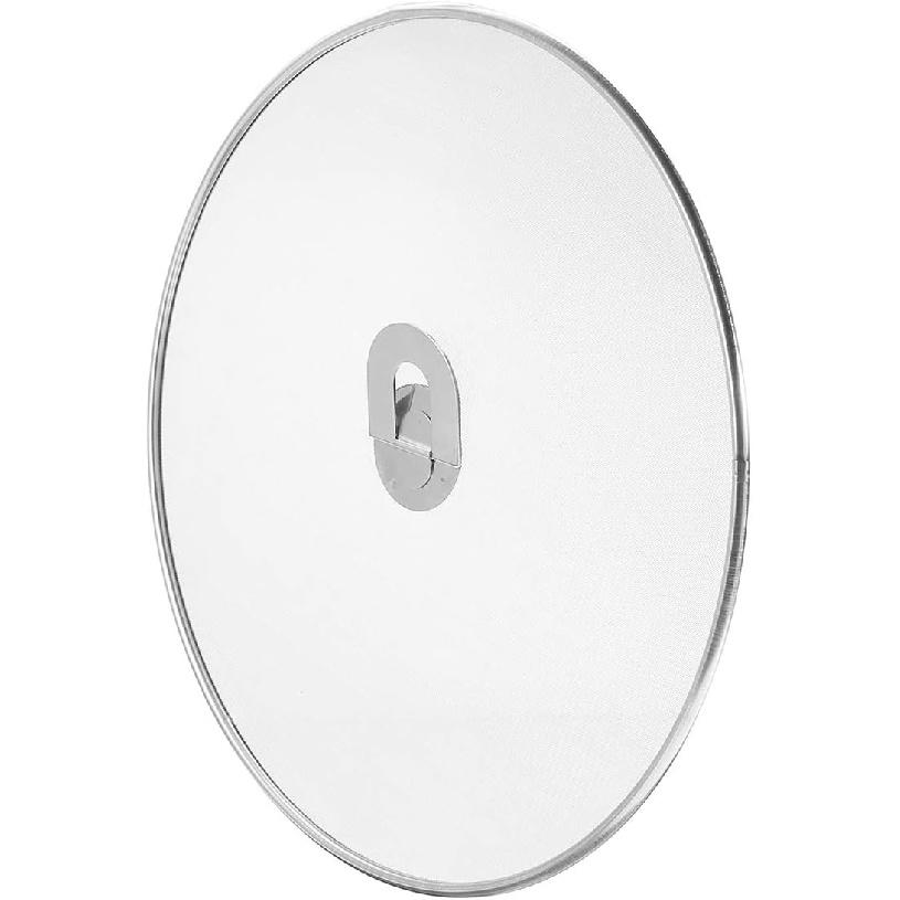 Antallcky 3 Pack Grease Splatter Screen for Frying Pan with Fold Flat Knob-Grease Splatter Guard Shield-No Cooking Oil Mess–No Burns–Ultra Fine