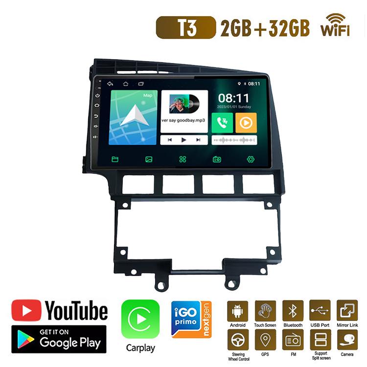 Android-навигационная система для Volkswagen Passat B3 с Bluetooth, GPS, HD-камерой заднего вида и CarPlay.