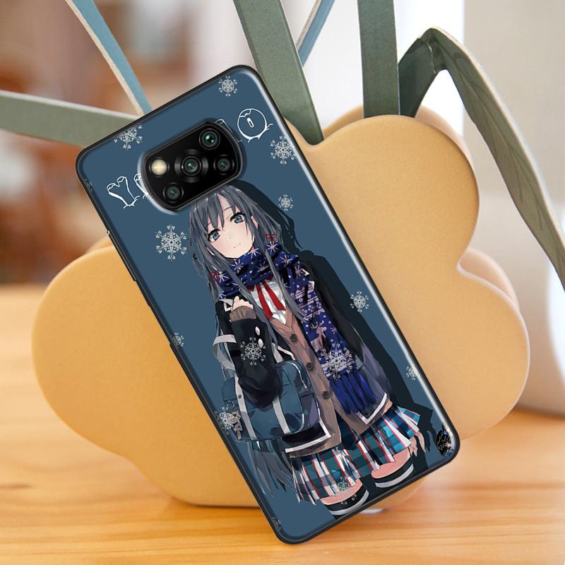 Yukino Yukinoshita Oregairu Phone Case For Xiaomi Mi 11T Pro 10T 11 Lite 11 Ultra Coque For POCO F3 X3 GT M3 M4 X3 Pro