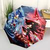 Custom Name Sonic Theme Automatic Umbrella, Lightweight & Portable, 8 Rib, Perfect for Outdoor Travel, Birthdays, Christmas, Gifts.