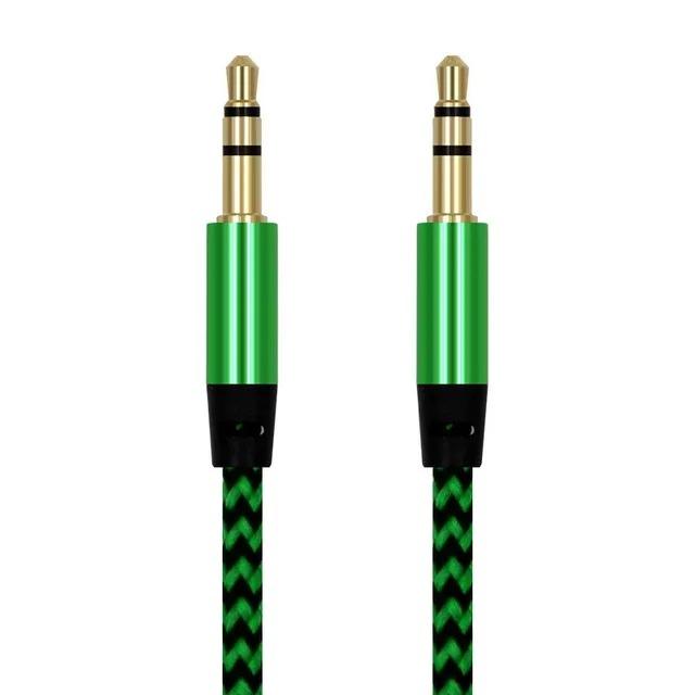 Aux Cable 1M Jack 3.5mm Audio Cable 3.5mm Speaker Cable Male To Male Car Aux Cord for JBL Headphone Iphone Samsung AUX Cord