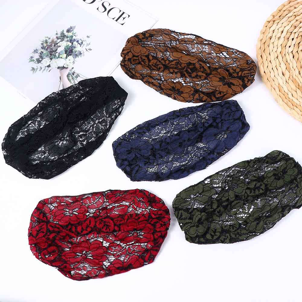Headwear Lace Cloth Gift Korean Style Hair Band Headdress Wide Edge Headband Female Hair Band